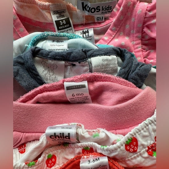 3-6 Month Girls Summer Dresses &  Shorts Bundle - Picture 5 of 5